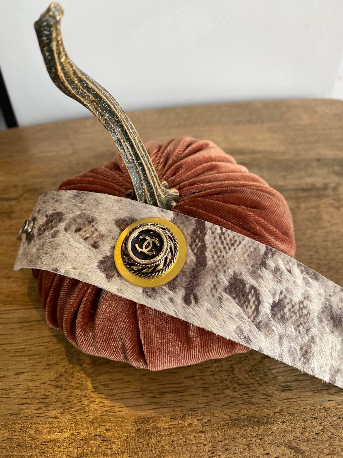 Snake Print Leather Bracelet