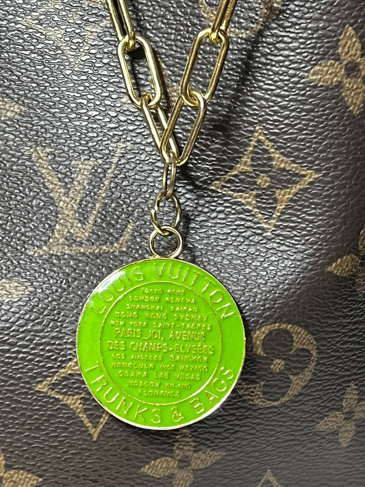 Louis Vuitton Zipper Pull Necklace
