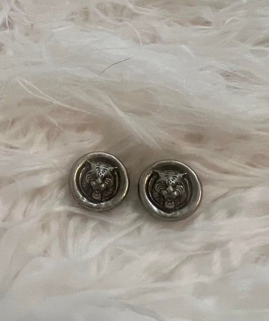 Rare Gucci Lion Head earrings