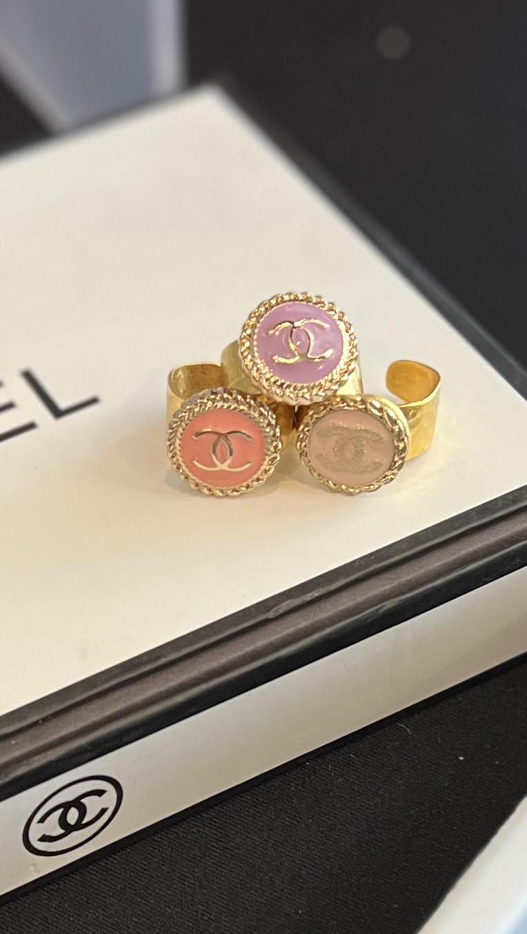 Chanel Button Ring
