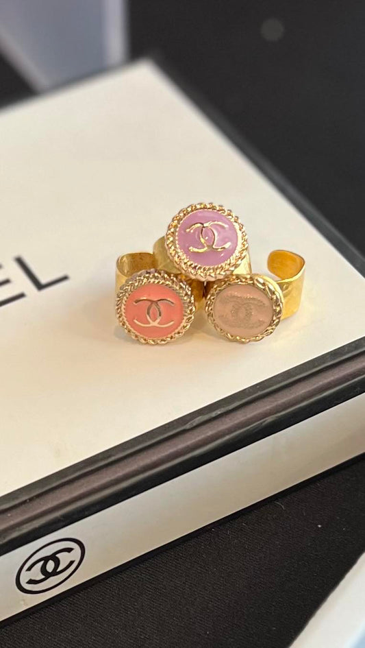 Chanel Button Ring