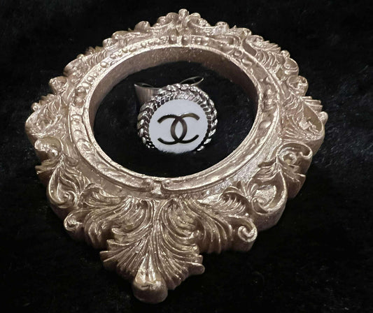 Large  Button Ring