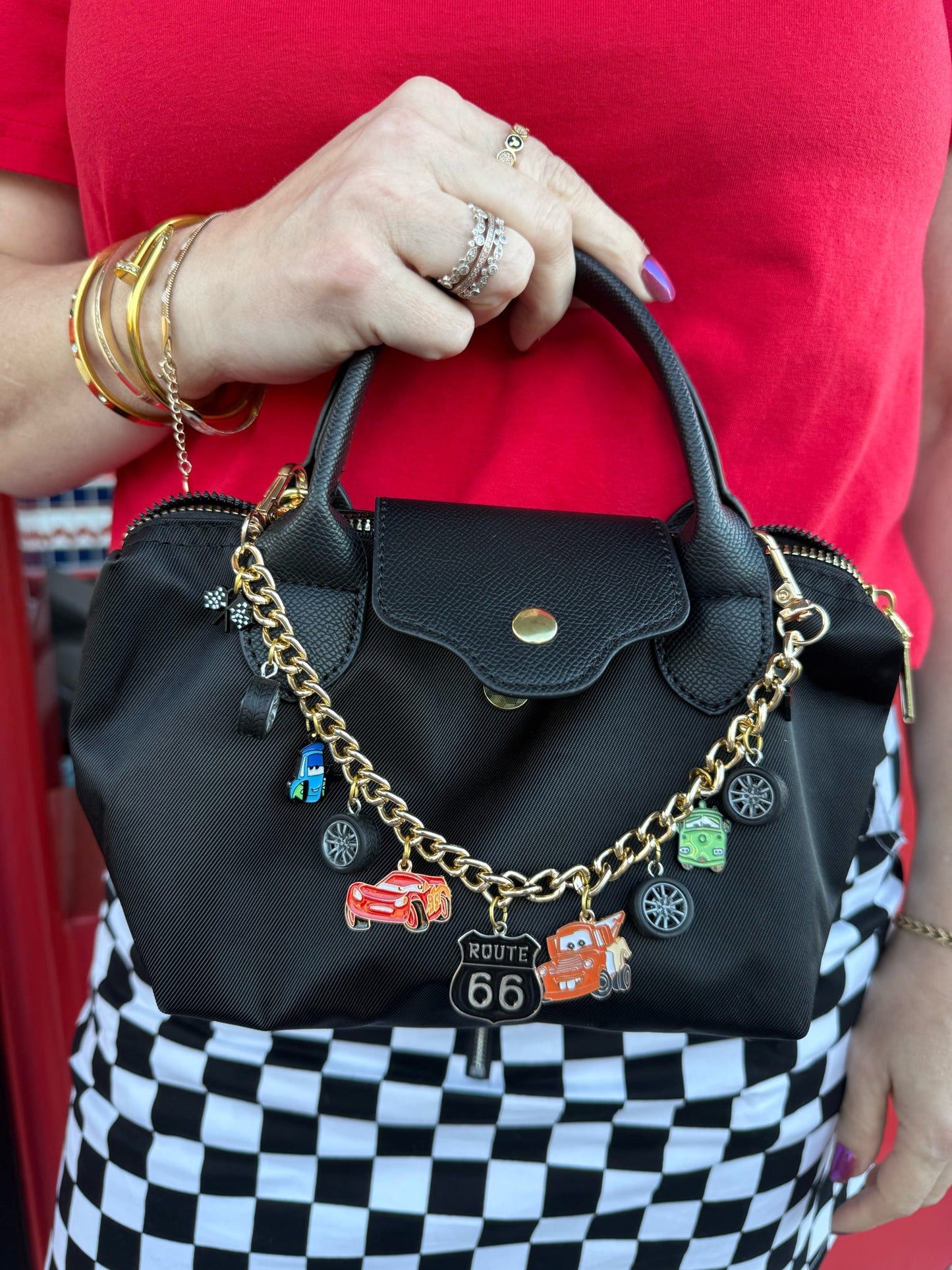 Life is a Highway  Bag w/ Bag Chain