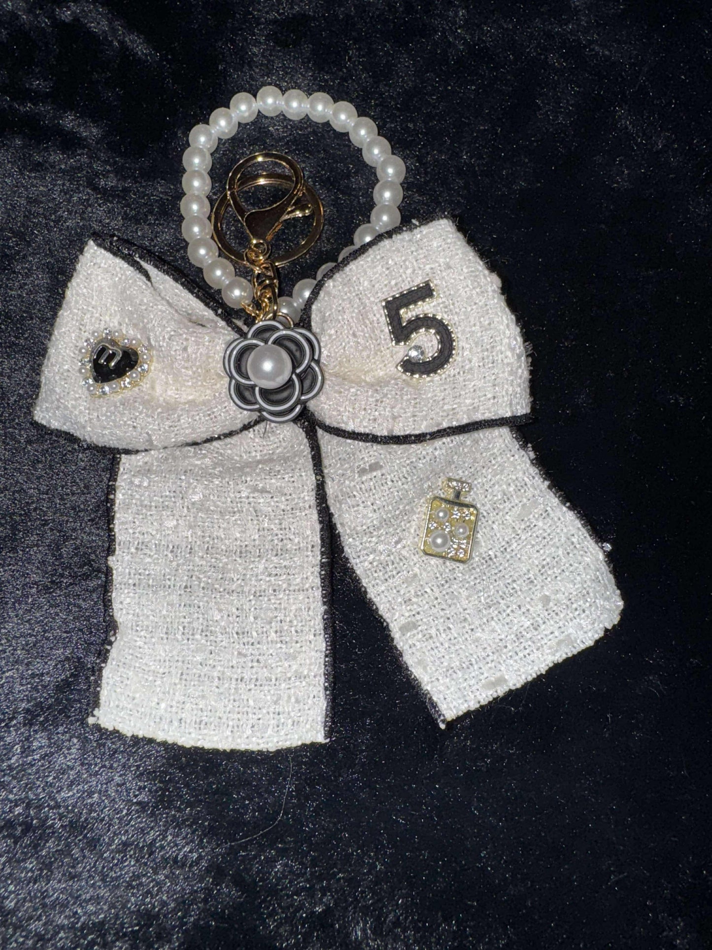 Bow Pearl Key Chain