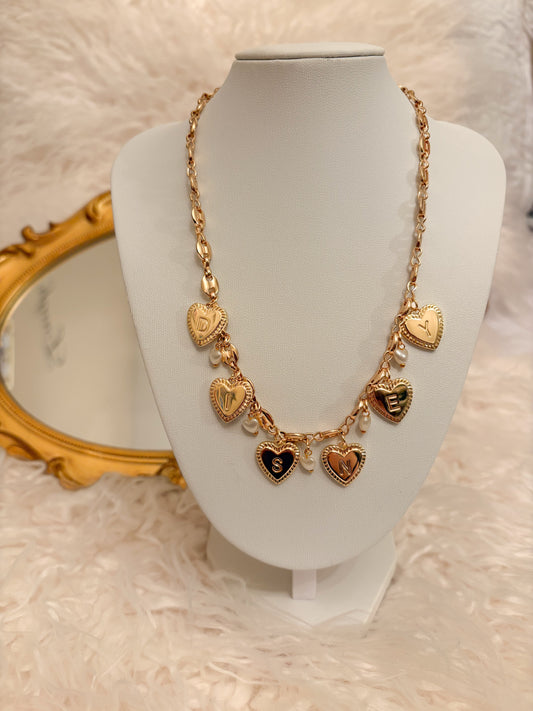 Enchanted Hearts Once Upon a Charm Necklace