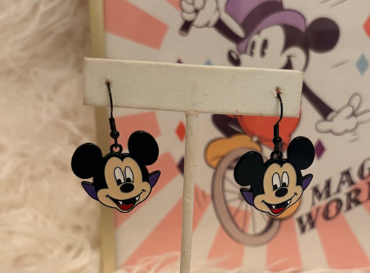 Vampire Mickey Once Upon a Charm Earrings
