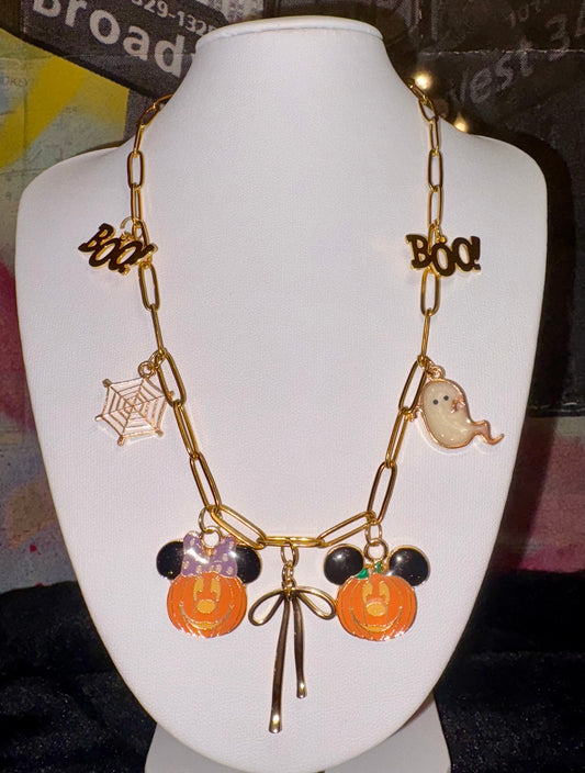 Pumpkin Once Upon a Charm Necklace
