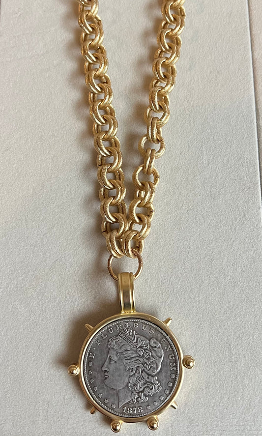 Queen Coin Necklace